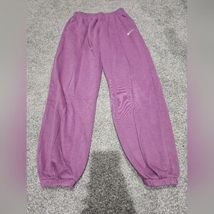 Nike Womens Purple Sweatpants Size XS Like New